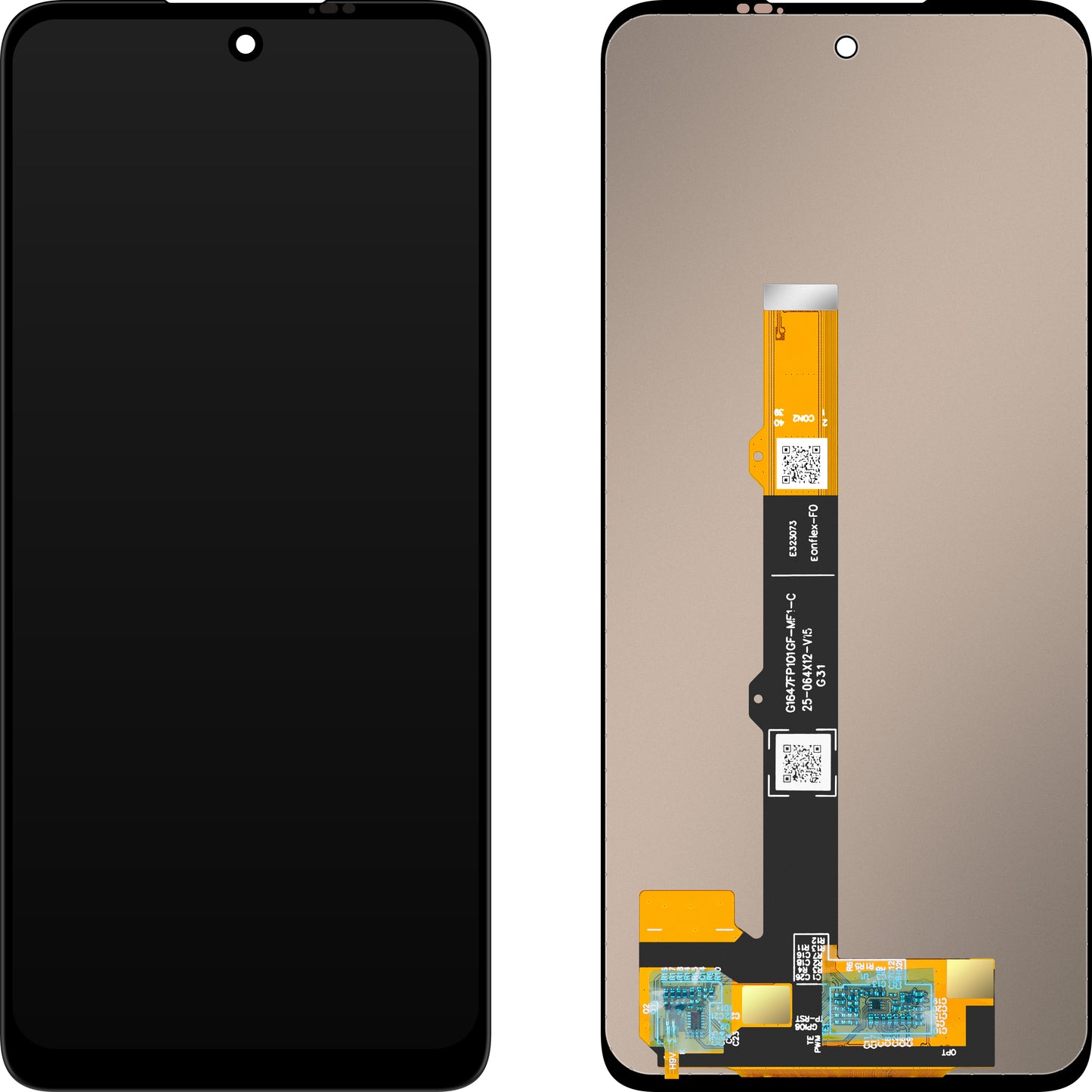 Écran avec Touchscreen MP compatible avec Motorola Moto G71 5G