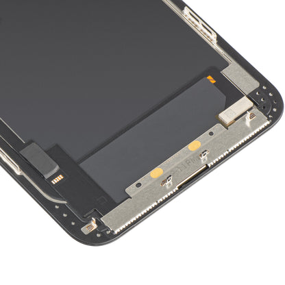 MP Touchscreen-Display kompatibel mit Apple iPhone 11 Pro Max, mit Rahmen, OLED FHD IC Movable Version, Schwarz, Wiederverpackt