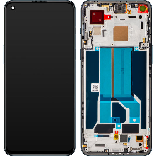 Écran tactile OnePlus Nord 2 5G, avec cadre, gris (Gray Sierra), Service Pack 2011100360