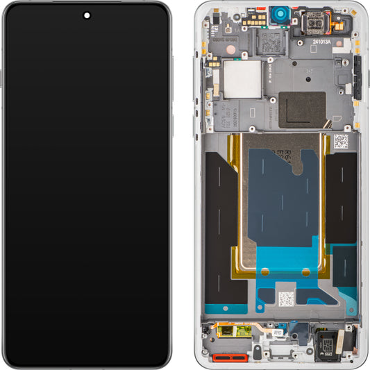 Display con Touchscreen Oppo Find X8 Pro, con Cornice, Bianco (Pearl White), Service Pack 621029000357