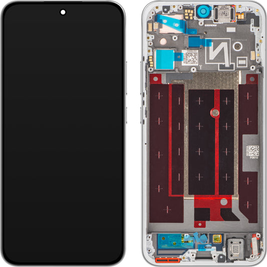 Display con Touchscreen Oppo Reno14, con Cornice, Bianco (Brilliant White), Service Pack 621029000603