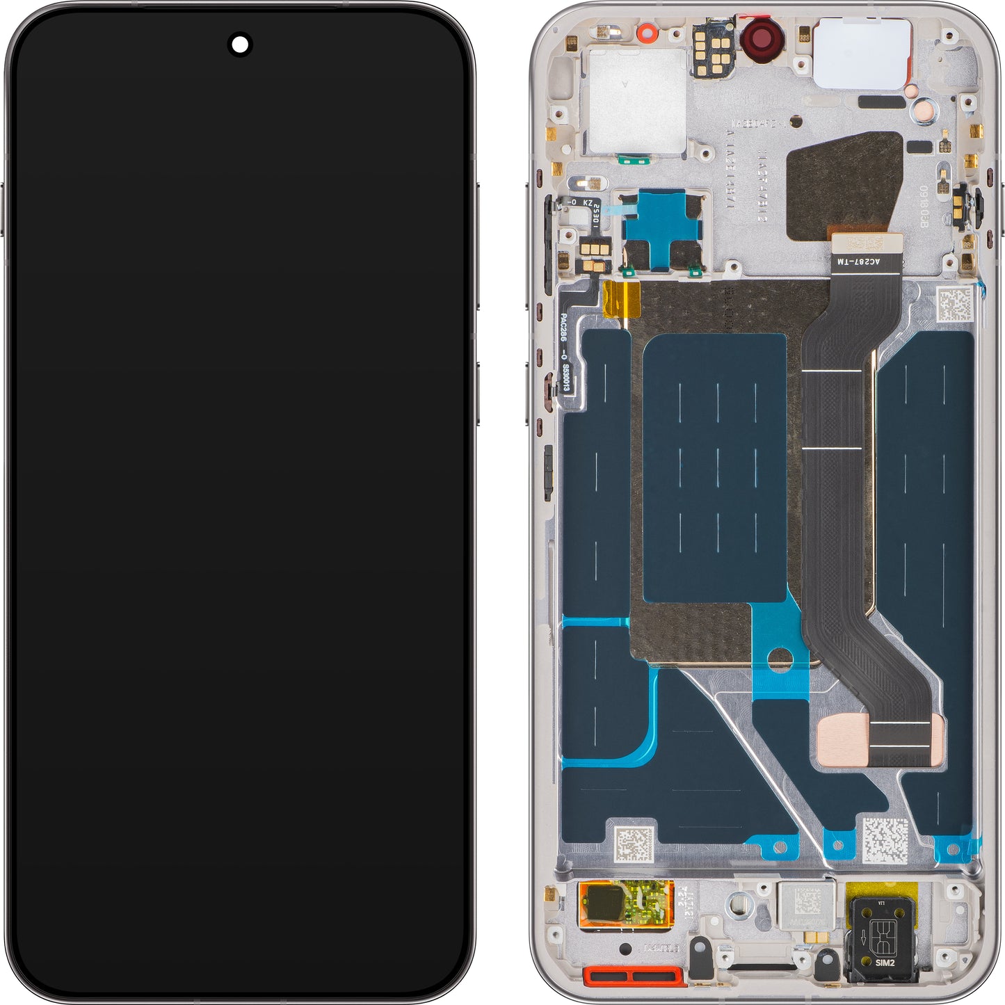 Display con Touchscreen Oppo Find X9, con Cornice, Grigio (Titanium Grey), Service Pack 621029000716