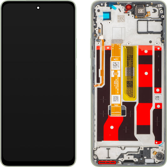 Display con Touchscreen Oppo A5 Energy / A5 Pro, con Cornice, Verde (Olive Green), Service Pack 621029000494