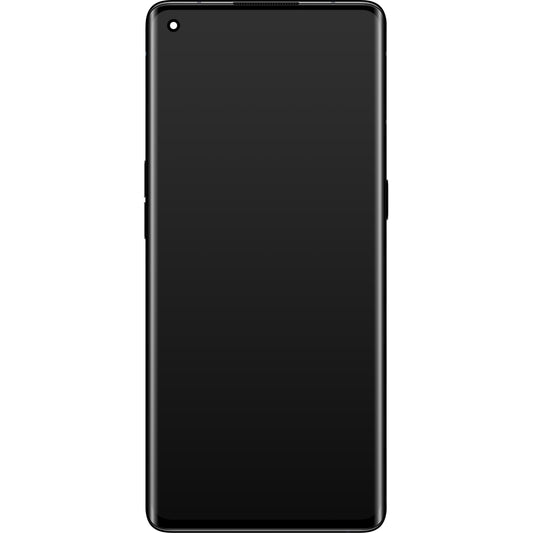 Écran tactile Oppo Reno4 Pro 5G, avec cadre, noir (Space Black), Service Pack 4904736