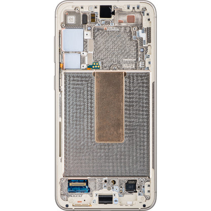 Écran tactile Samsung Galaxy S23+ S916, avec cadre, blanc (crème), Service Pack GH82-30476B