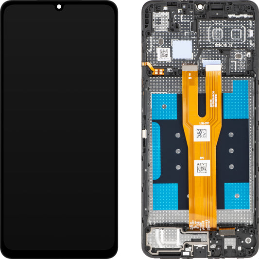 Display con Touchscreen Samsung Galaxy A06 A065, con Cornice, Nero, Service Pack GH81-26440A