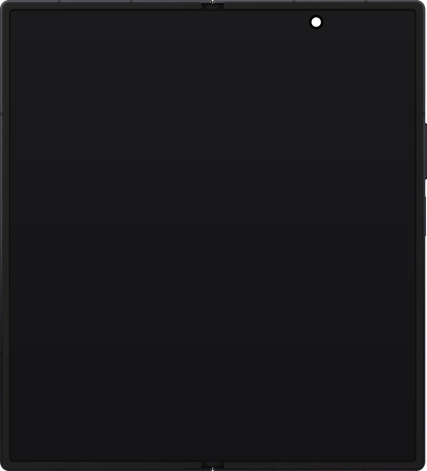 Écran tactile Samsung Galaxy Z Fold7 F966, avec cadre, sous-inner, noir (Jet Black), Service Pack GH82-37548C