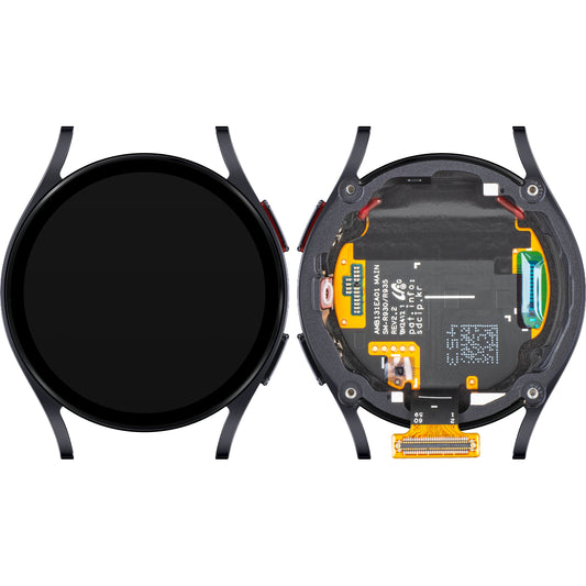 Display con Touchscreen Samsung Galaxy Watch6 40mm, con Cornice, Versione BT, Grigio, Service Pack GH97-28835A