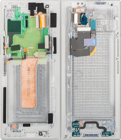 Display con Touchscreen Samsung Galaxy Z Fold6 F956, con Cornice, Sub Inner, Bianco, Service Pack GH82-35042E