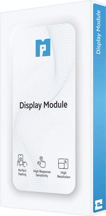 Touchscreen-Display mit Näherungssensor MP kompatibel mit Apple iPhone 15 Pro, mit Rahmen, Soft-Version OLED FHD 120Hz Diagnostik, Schwarz