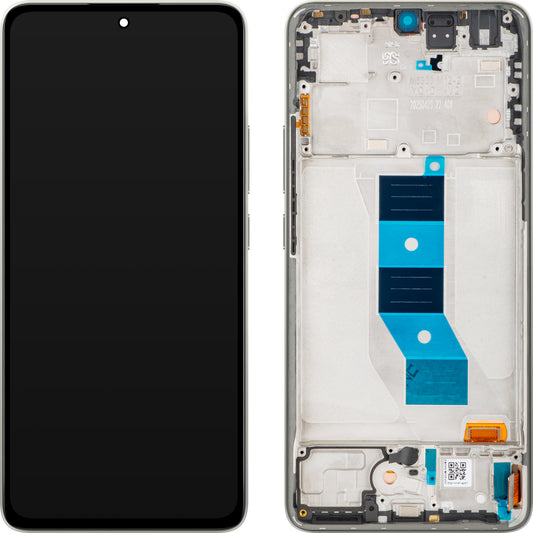 Display con Touchscreen Xiaomi Poco M7 Pro 5G, con Cornice, Grigio (Lunar Dust), Service Pack 5600070O17P00