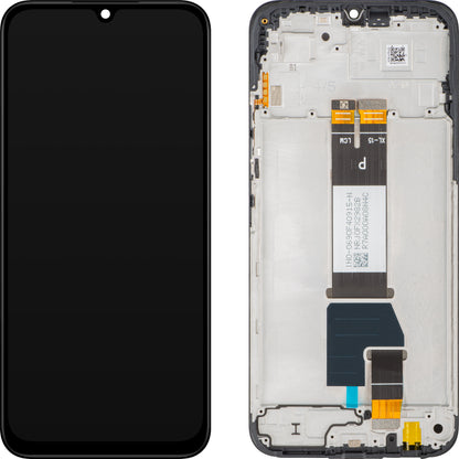 Display mit Touchscreen Xiaomi Redmi 15C 5G, mit Rahmen, Schwarz, Service Pack 56000200P1500