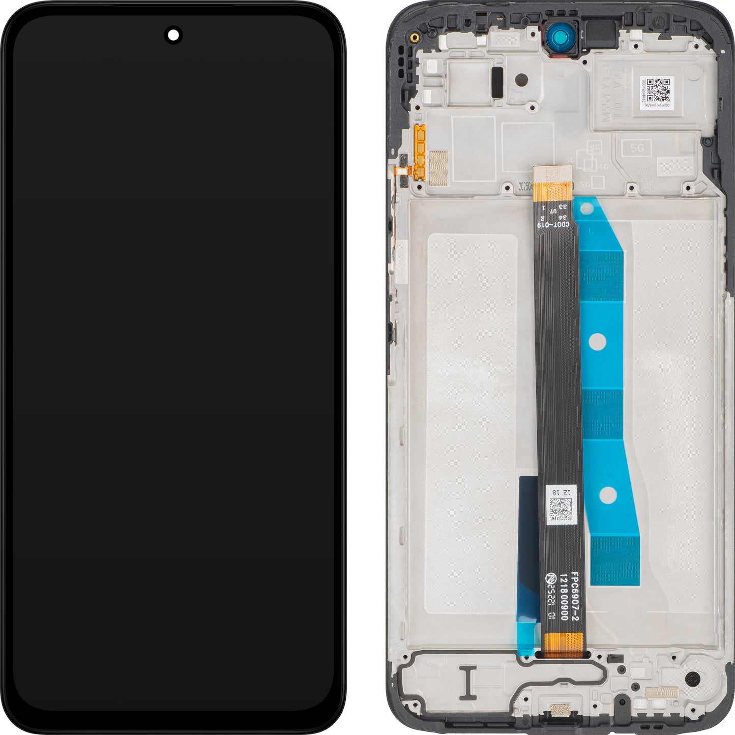 Display con Touchscreen Xiaomi Redmi 15 5G, con Cornice, Nero, Service Pack 56002600O1900