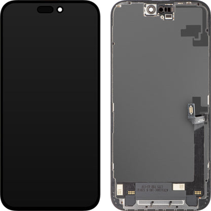 Écran avec Touchscreen ZY pour Apple iPhone 16 Plus, avec Cadre, Version LCD In-Cell, Noir