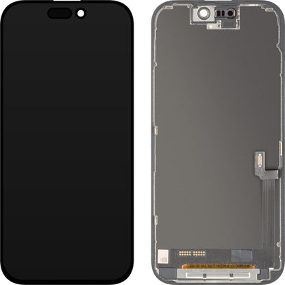 Display mit Touchscreen ZY für Apple iPhone 17, mit Rahmen, LCD In-Cell IC Movable Version, Schwarz