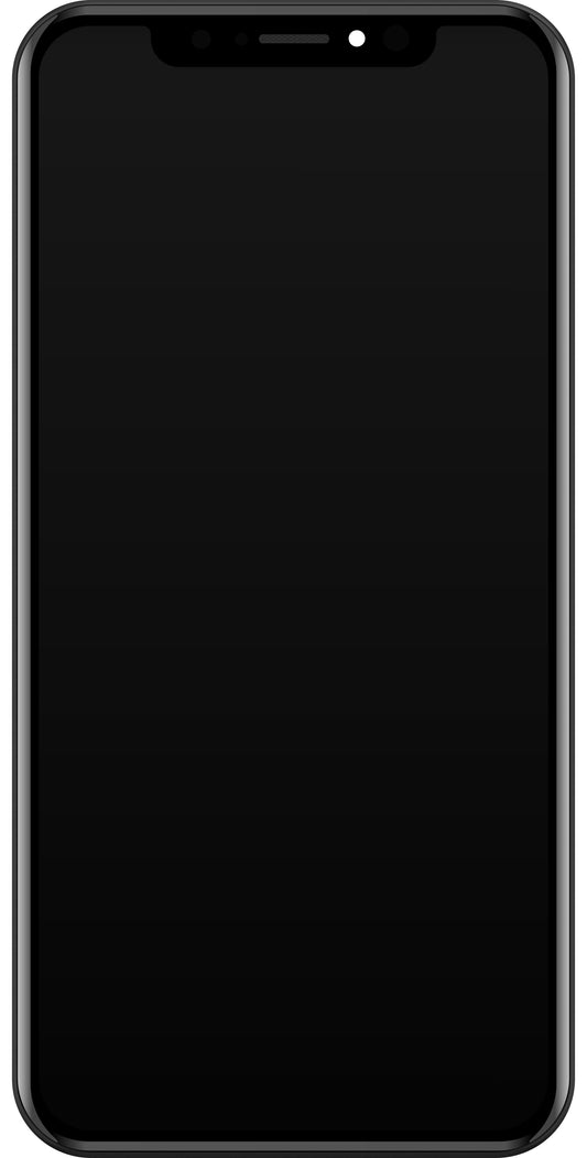 Display touchscreen JK per Apple iPhone XR, con cornice, versione In-Cell LCD, nero