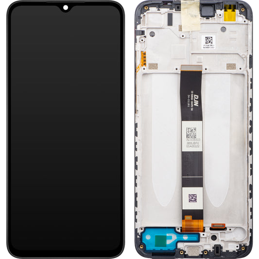 Display con Touchscreen Xiaomi Redmi 9AT, con Cornice, Nero, Service Pack 560001C3LV00