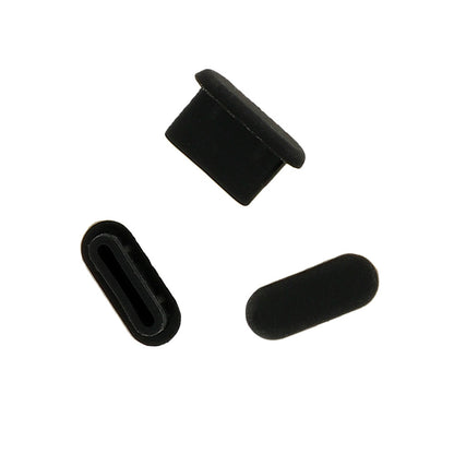 Tappo Antipolvere Porta Telefono OEM, USB-C, Set 10 pezzi, Nero