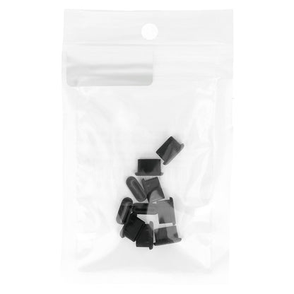 Tappo Antipolvere Porta Telefono OEM, USB-C, Set 10 pezzi, Nero