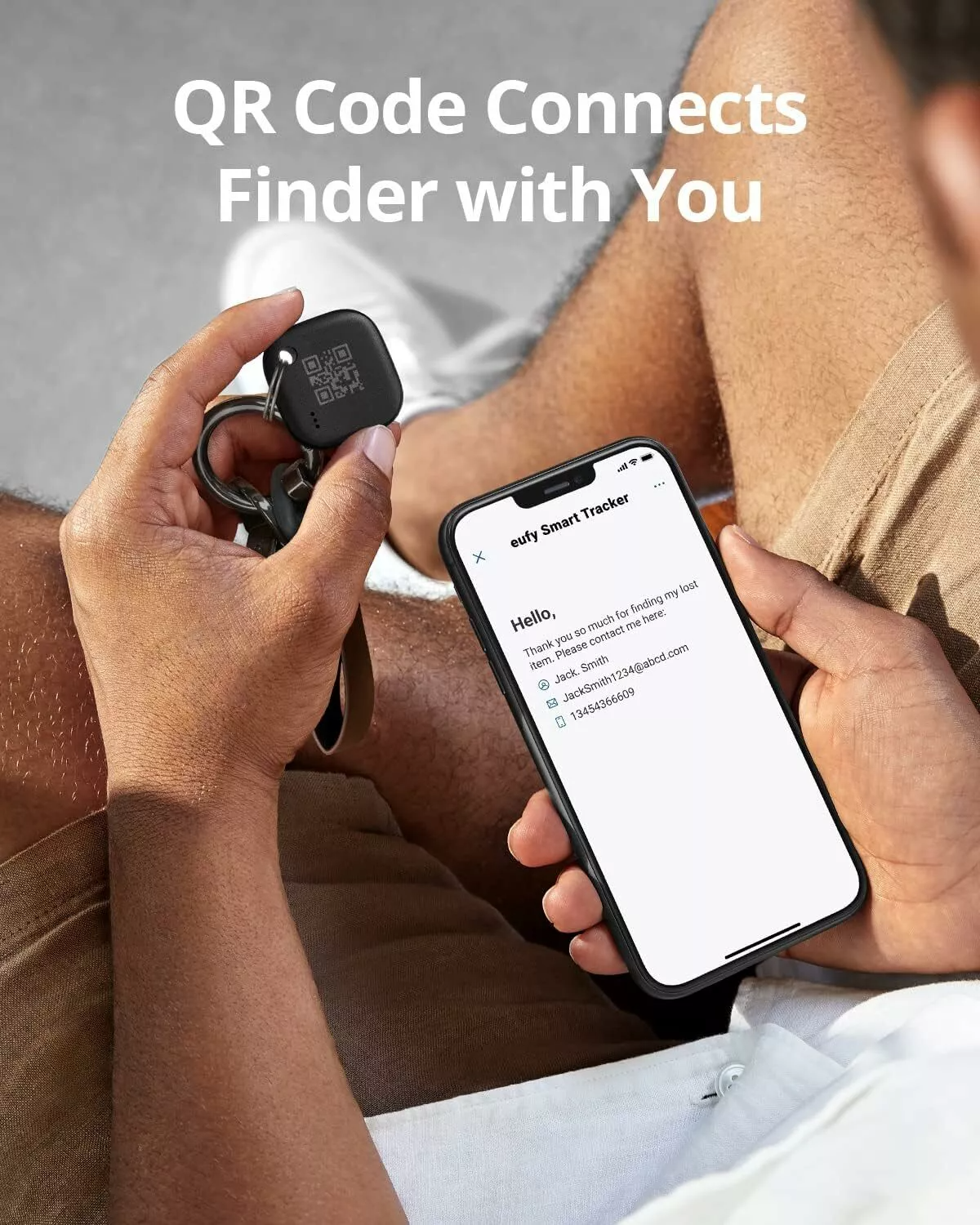 Eufy Security SmartTrack Link für iOS Series, 2er-Set, Schwarz E87B0011