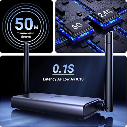 Wireless HDMI Extender UGREEN CM586, 4K, Schwarz