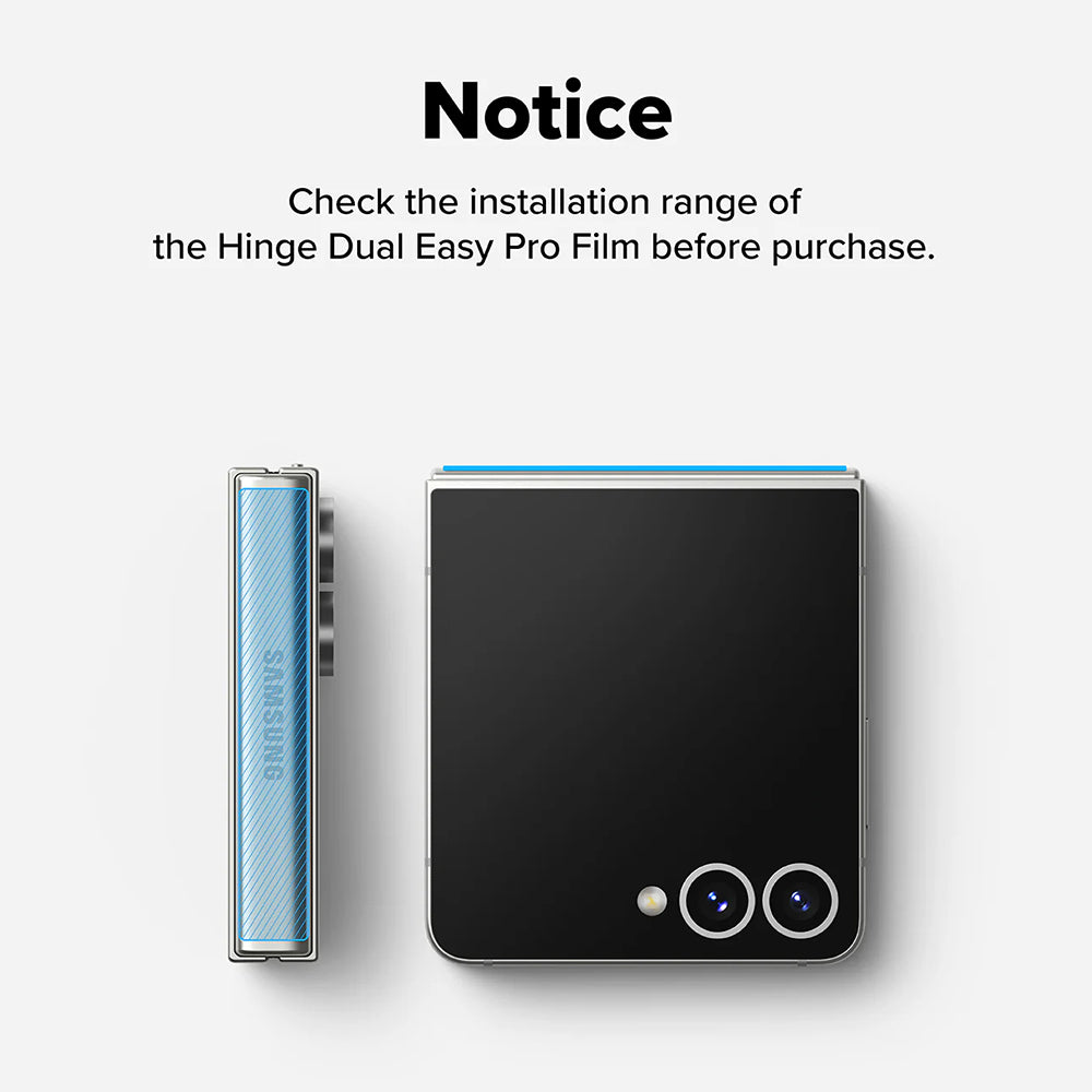 Ringke Scharnier-Schutzfolie für Samsung Galaxy Z Flip7 F766, Kunststoff, 2 Stück Set