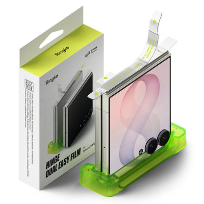 Scharnier-Schutzfolie Ringke Dual Easy für Samsung Galaxy Z Flip8 F776, Kunststoff, 2er-Set