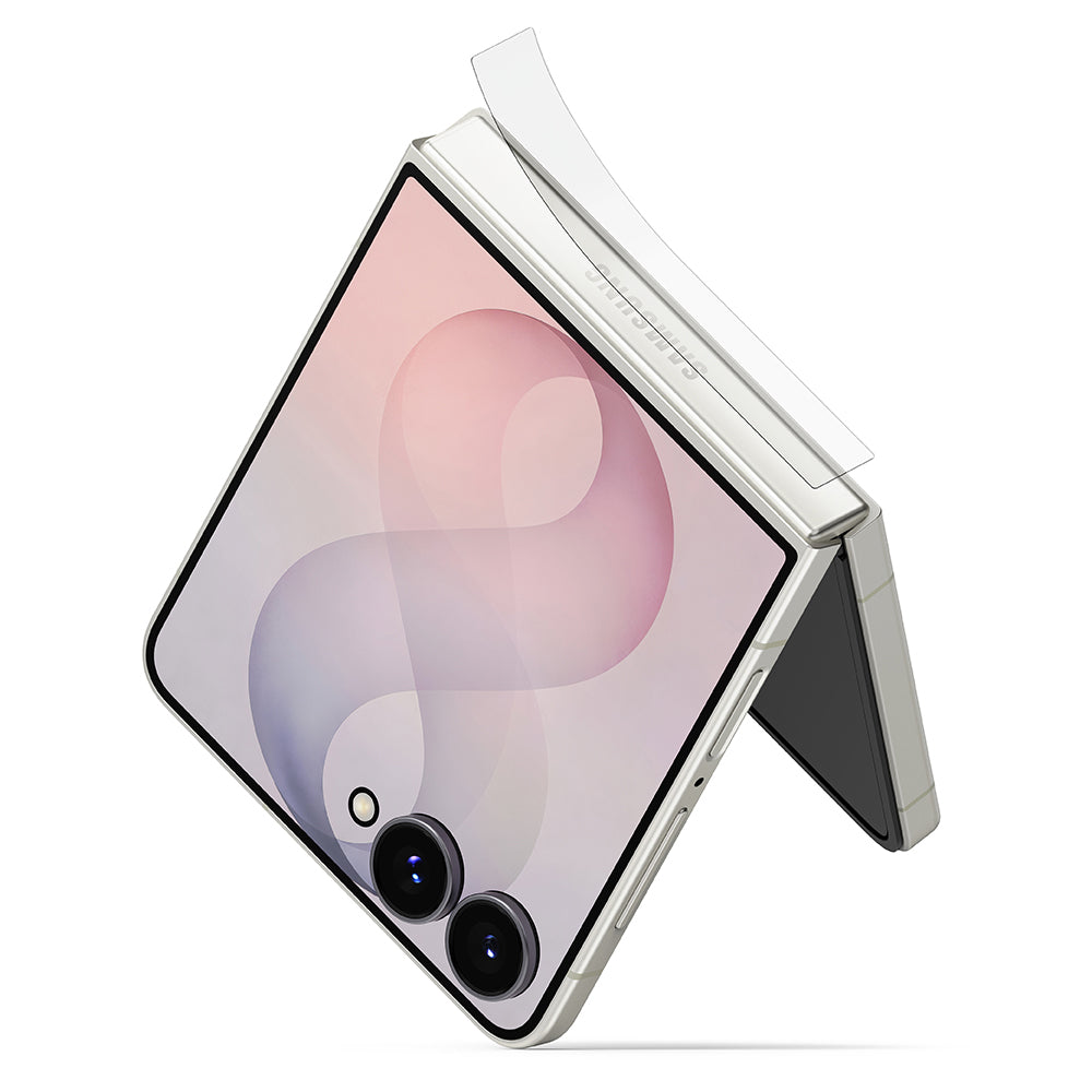 Scharnier-Schutzfolie Ringke Dual Easy für Samsung Galaxy Z Flip8 F776, Kunststoff, 2er-Set