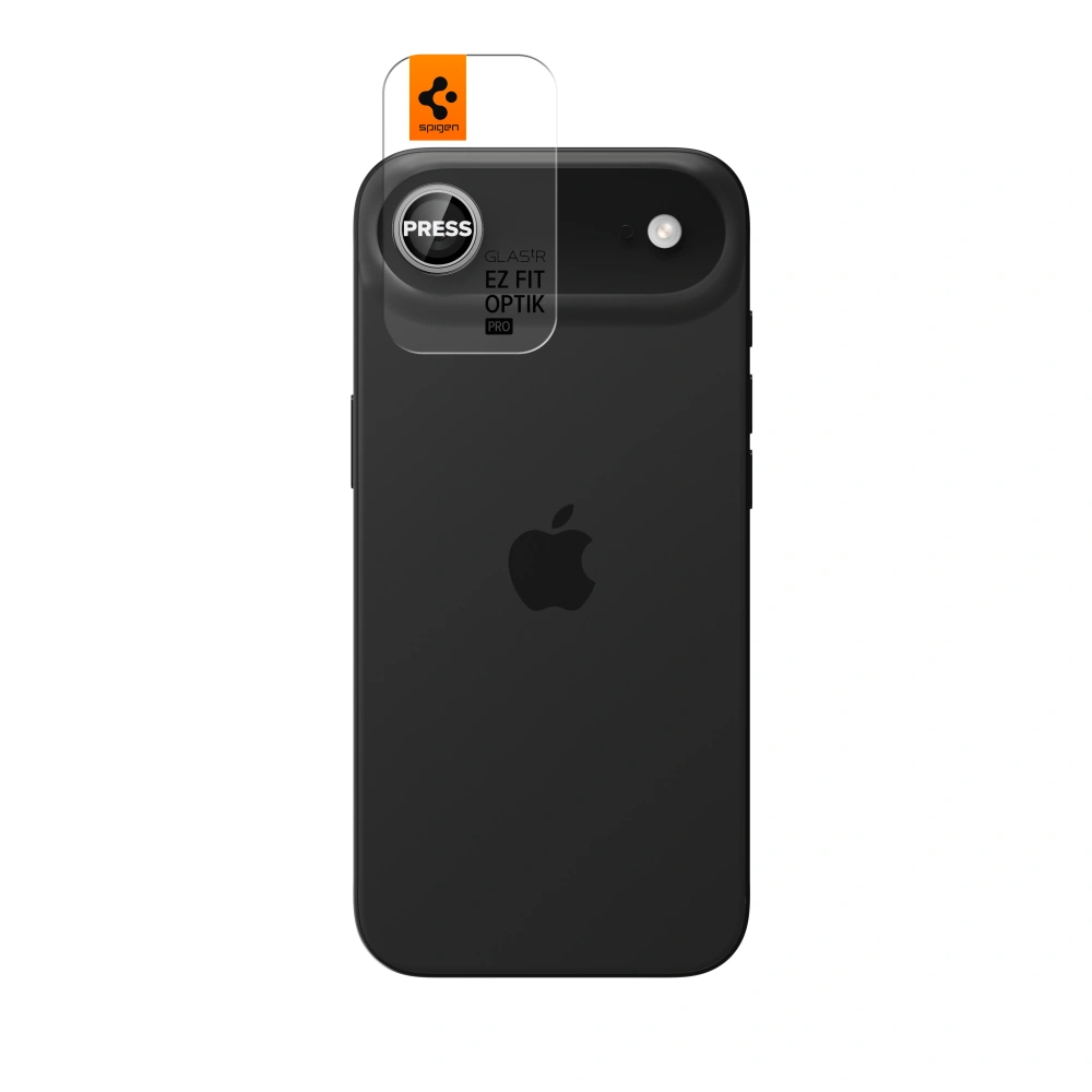 Film de protection Caméra Arrière Spigen GlastR EZ FIT Optik Pro pour Apple iPhone 17 Air, Verre Trempé, Argenté AGL10132