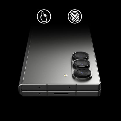 Pellicola Protettiva Posteriore Ringke per Samsung Galaxy Z Fold6 F956, Vetro Temperato, Set 2 pezzi, Nera