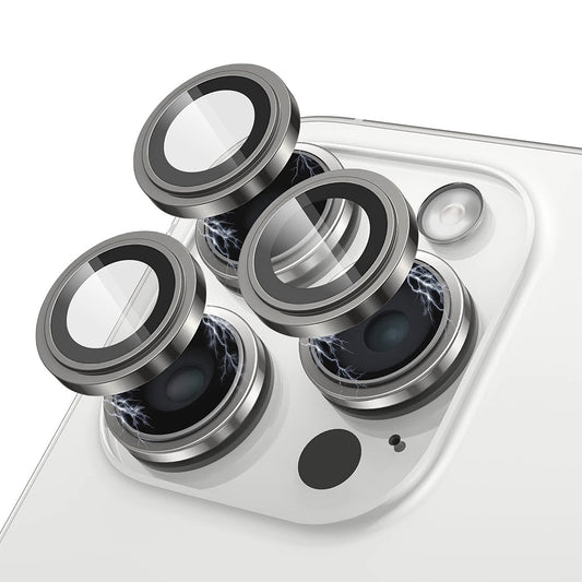 Film de protection pour caméra arrière Lito S+ pour Apple iPhone 13 Pro Max / 13 Pro, Verre trempé, Gris