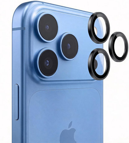 Pellicola protettiva per fotocamera posteriore Tech-Protect CamRing Fit+ per Apple iPhone 18 Pro / 18 Pro Max, vetro temperato, nero