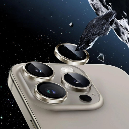 Film de protection pour caméra arrière Tech-Protect CamRing Fit+ pour Apple iPhone 17 Pro Max / 17 Pro / 16 Pro Max, Verre Trempé, Noir