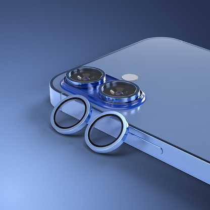 Film de protection pour caméra arrière Etteri pour Apple iPhone 16 Plus / 16, Verre trempé, Bleu