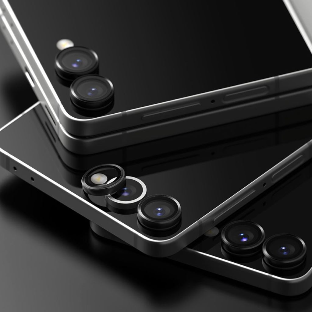 Pellicola Protettiva Posteriore Ringke per Samsung Galaxy Z Flip7 F766, Vetro Temperato, Set 2 pezzi, Nera