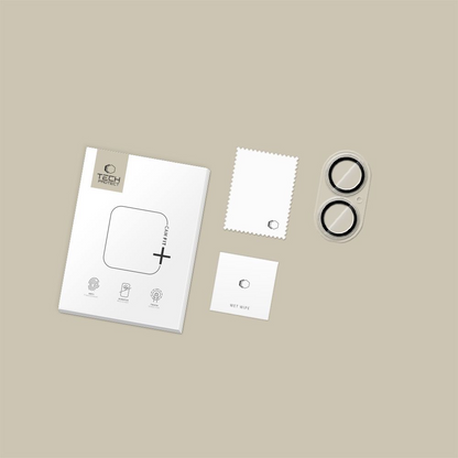 Film de protection pour caméra arrière Tech-Protect CamFull Fit+ pour Apple iPhone 17, Verre Trempé, Mat Transparent