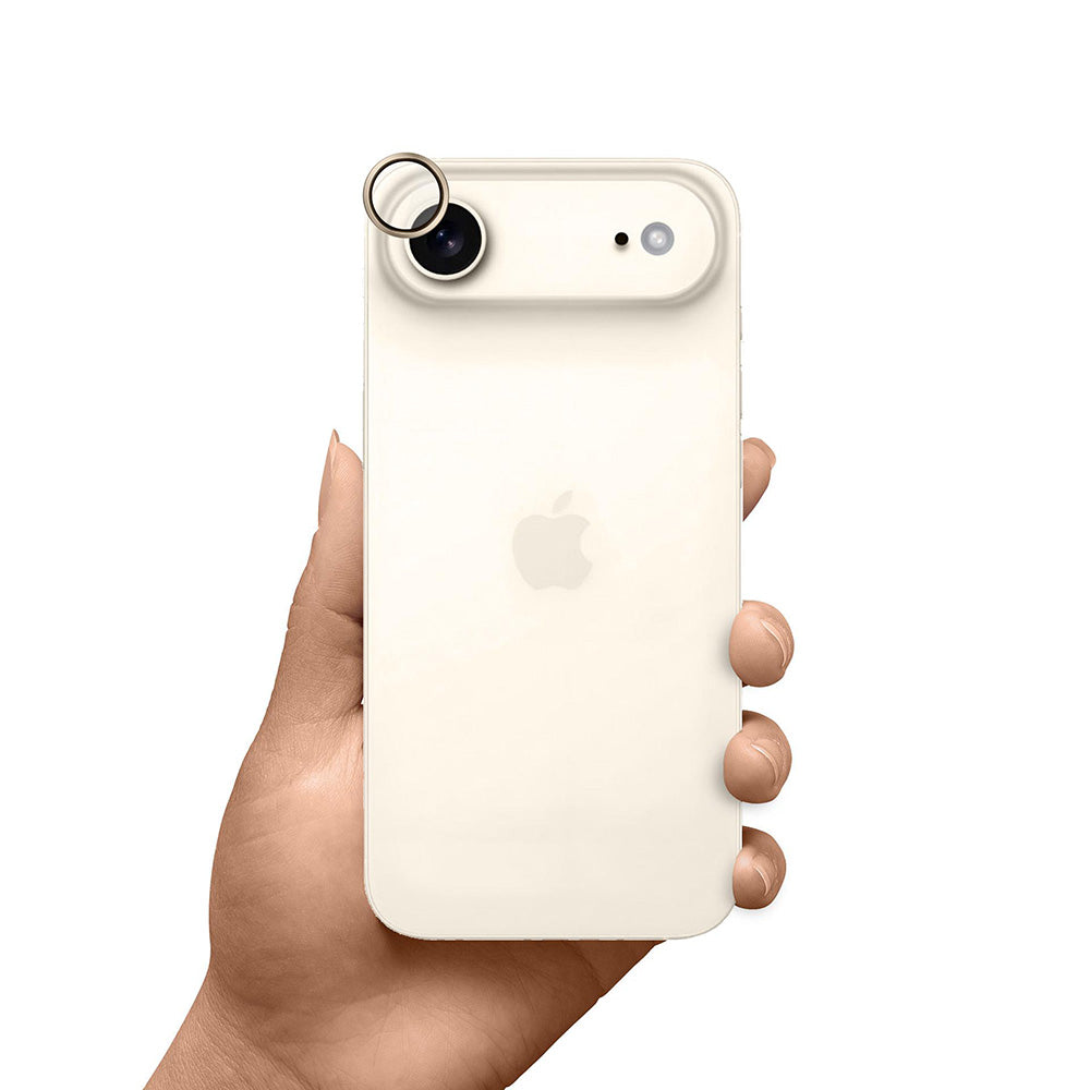 Film de protection Caméra Arrière 3MK Hardy Protection Pro pour Apple iPhone 17 Air, Verre Trempé, Doré