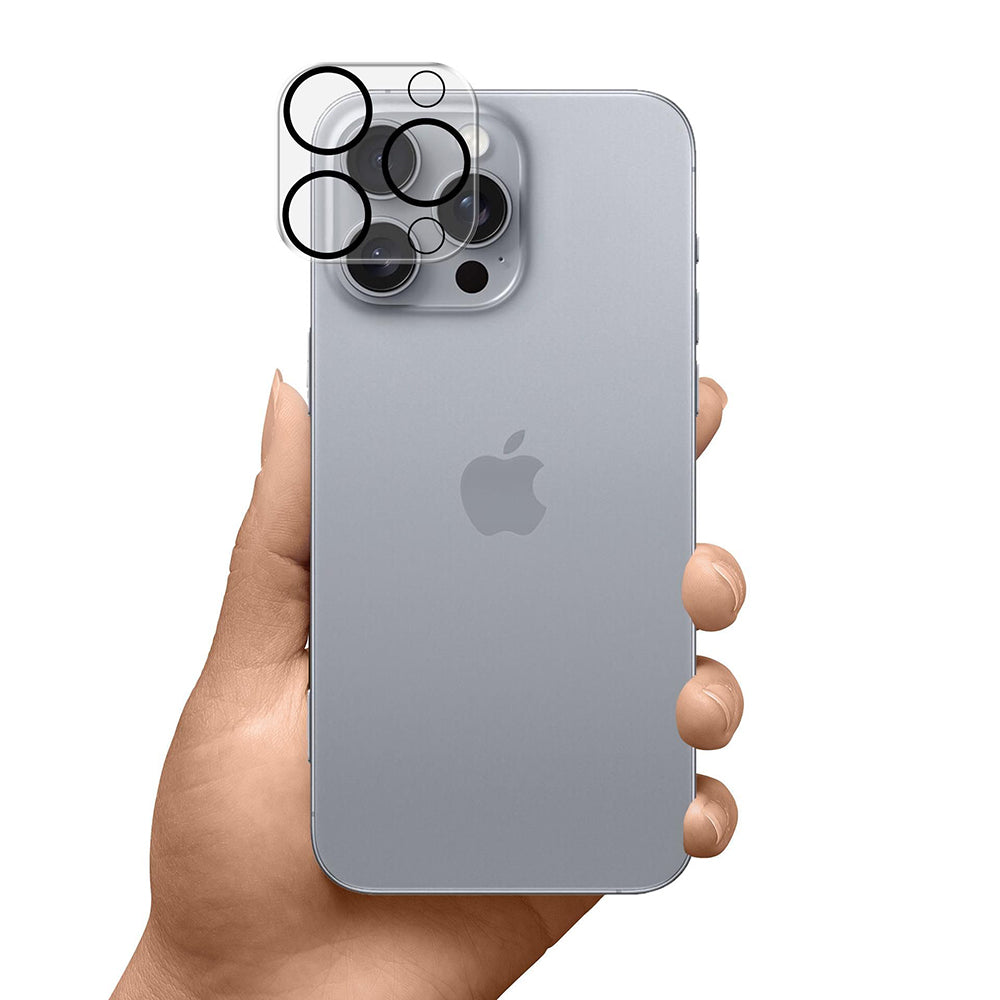 3MK Pro Full Cover Rear Camera Protection Film for Apple iPhone 14 Pro, Tempered Glass, Transparent