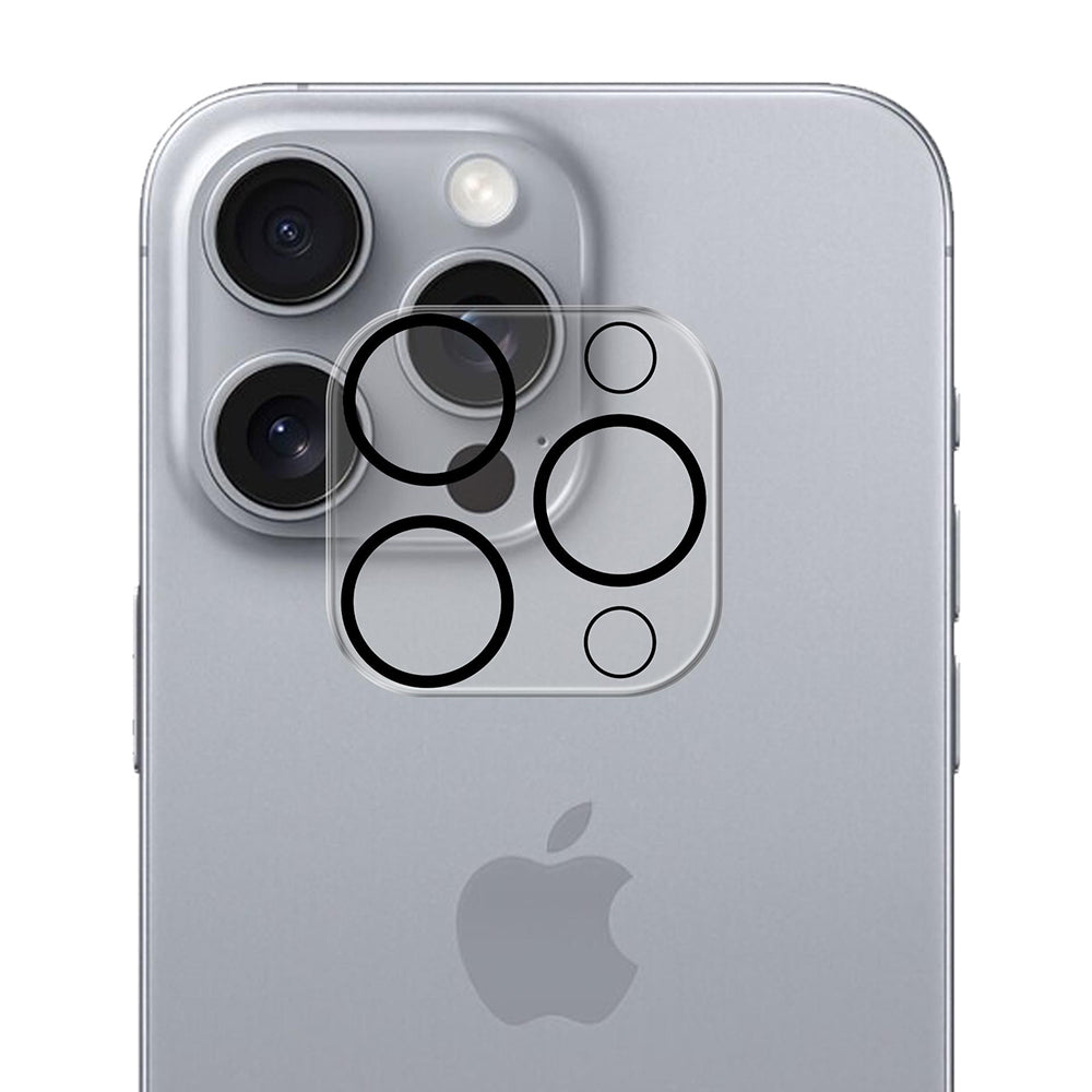 3MK Pro Full Cover Rückkamera-Schutzfolie für Apple iPhone 16 Pro Max / 16 Pro, gehärtetes Glas, Schwarz