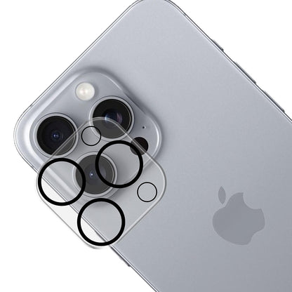 3MK Pro Full Cover Rückkamera-Schutzfolie für Apple iPhone 16 Pro Max / 16 Pro, gehärtetes Glas, Schwarz