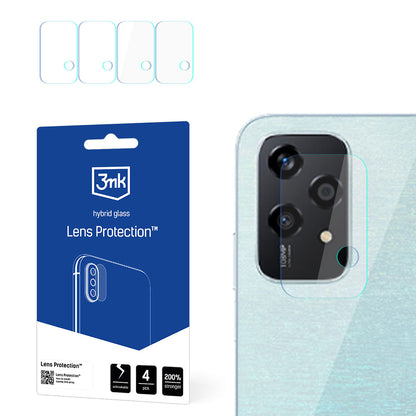 3MK Schutzfolie für die Rückkamera des Honor 200 Lite, flexible Glasfolie, 4er-Set, transparent