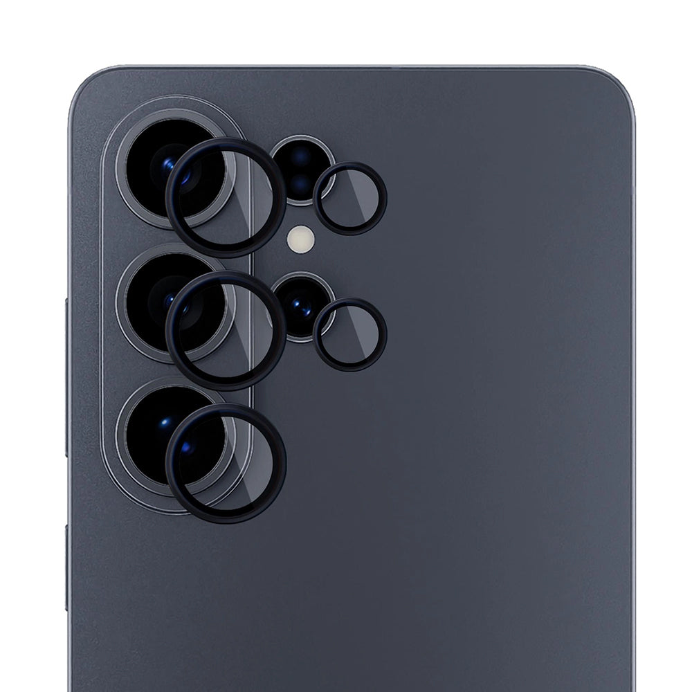 Schutzfolie Rückkamera 3MK Protection für Samsung Galaxy S26 Ultra S948, Gehärtetes Glas, Schwarz