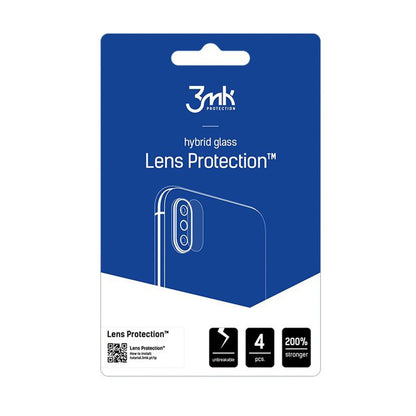 Pellicola protettiva Camera Posteriore 3MK Protection per Xiaomi Redmi Note 15 Pro 5G, Vetro Flessibile, Set 4 pezzi, Trasparente