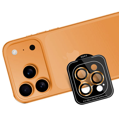 Pellicola Protettiva Posteriore Camera 3MK Protection Pro per Apple iPhone 17 Pro Max / 17 Pro, Vetro Temperato, Arancione