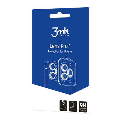 3MK Protection Pro Rückkamera-Schutzfolie für Apple iPhone 18 Pro / 18 Pro Max, gehärtetes Glas, transparent
