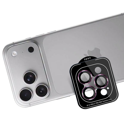 Pellicola protettiva per fotocamera posteriore 3MK Protection Pro per Apple iPhone 18 Pro / 18 Pro Max, vetro temperato, bordeaux