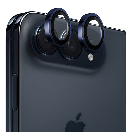Pellicola protettiva per fotocamera posteriore Blueo 99 antiriflesso HD per Apple iPhone Duo, vetro temperato, blu
