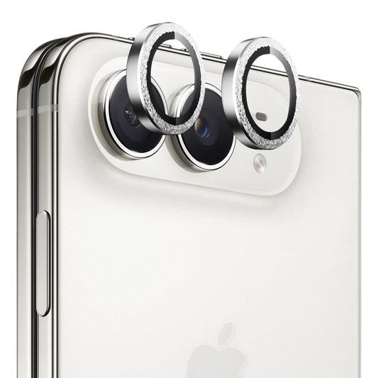 Pellicola protettiva per fotocamera posteriore Blueo Diamond per Apple iPhone Duo, vetro temperato, argento