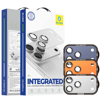 Protection pour caméra arrière Blueo Integrated Metal pour Apple iPhone 17 Pro, verre trempé, orange