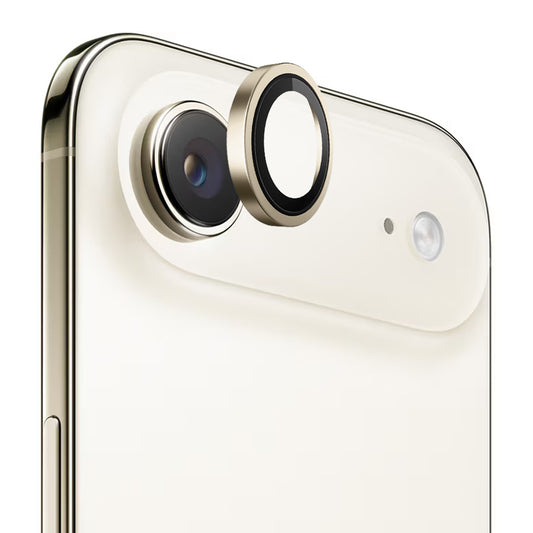 Film de protection Caméra Arrière Blueo Metal Frame pour Apple iPhone 17 Air, Verre Trempé, Doré